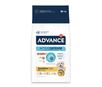 Advance Dog Mini Adult Sensitive 7кг - сьомга и ориз